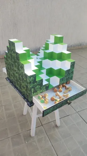 Tabuleiro Xadrez Artesanal 3D
