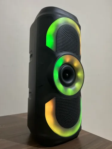 Caixa de som LED com Bluetooth