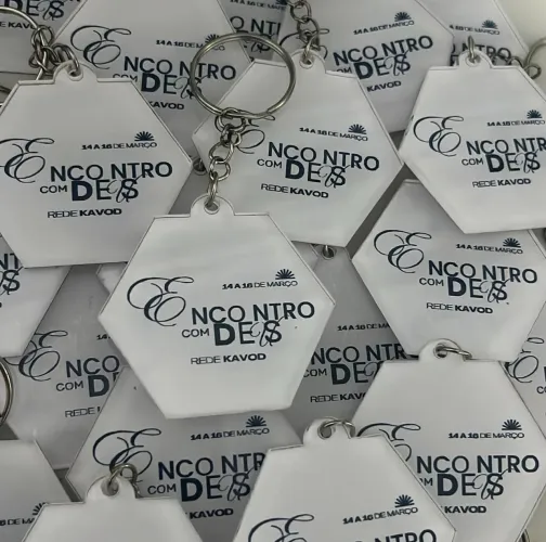 25 Chaveiro acrílico personalizado 