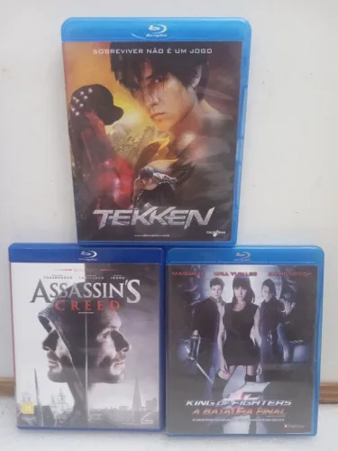 Coleção Tekken/Assassins Creed/King of Fighters original