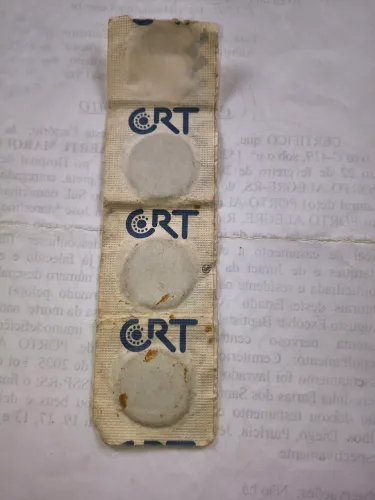 Fichas de telefone CRT antiga Companhia Riograndense de Telecomunicações 