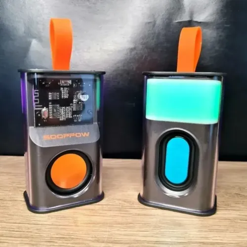 Caixa de Som SOOPPOW com Iluminação RGB