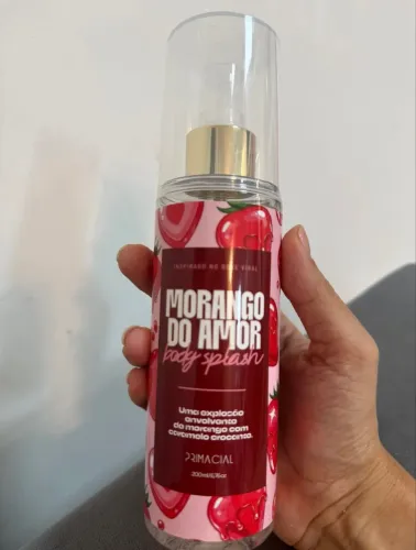 Body splash morango do amor
