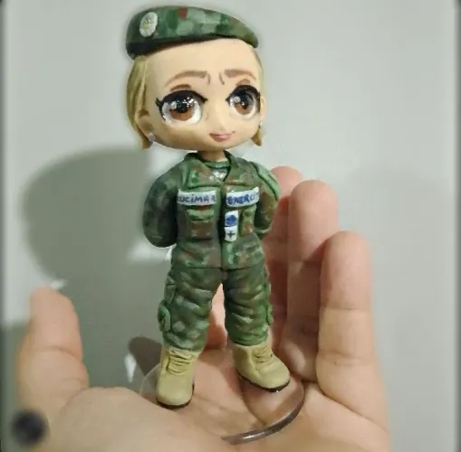Boneca de Coleção - Soldado Feminina