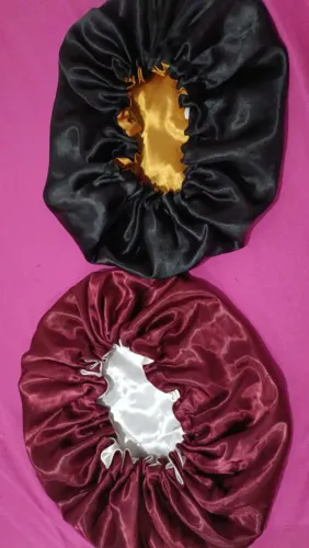 Touca de cetim Extra Grande para cabelo