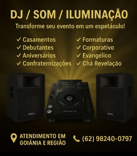 DJ / SOM / ILUMINAÇÃO 