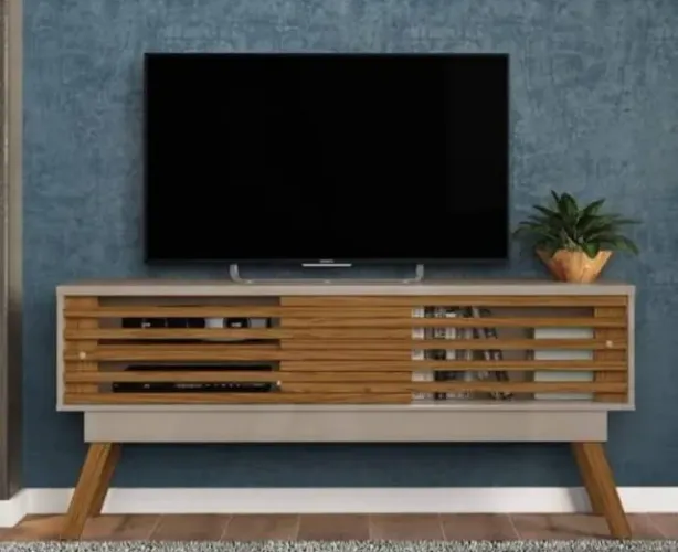 Promoção Rack Marrom Retro 55'' - 12/08