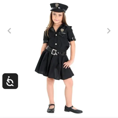 fantasia policial infantil