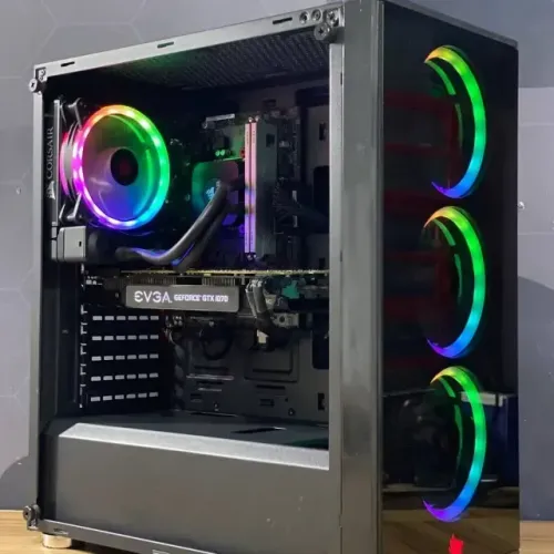 PC Gamer Novo INTEL CORE I7 + GTX 1070 + 1 ano de garantia e em até 12x