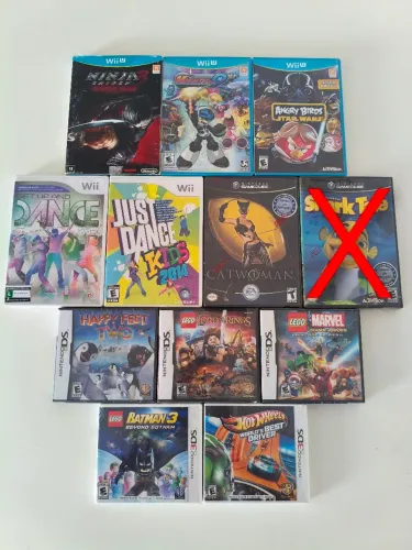 Jogos Originais LACRADOS - Nintendo Wiiu/Wii/Game Cube/Ds/3Ds