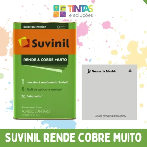 Tintas Suvinil Névoa da Manhã