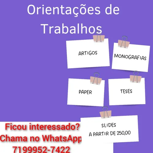 Apoio Acadêmico em Trabalhos de Ensinom