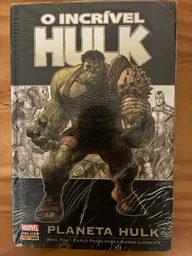 O Incrível Hulk Planeta Hulk Marvel Deluxe Panini