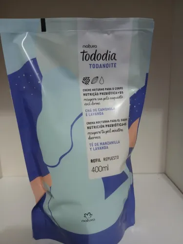 Refil Creme Tododia Todanoite Natura 400ml