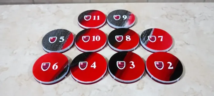 Futebol De Botão Flamengo Mesclado