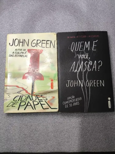 Livros Cidades de Papel + Quem é você, Alasca? 