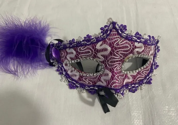 Máscara de Carnaval - Fantasia Luxuosa