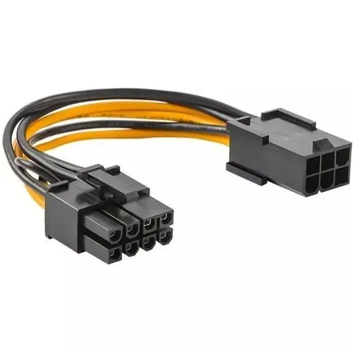 Cabo Adaptador Energia 6pin Para 8pin Pci-e placa de video