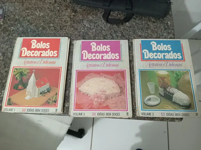 174 ideias de Bolos artísticos Decorados volume 1,2 e3