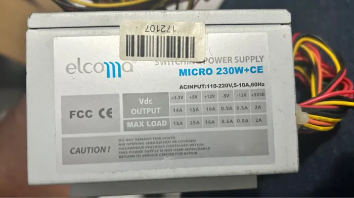 Fonte de Alimentação Elcoma Micro 230W+CE - 110-220V