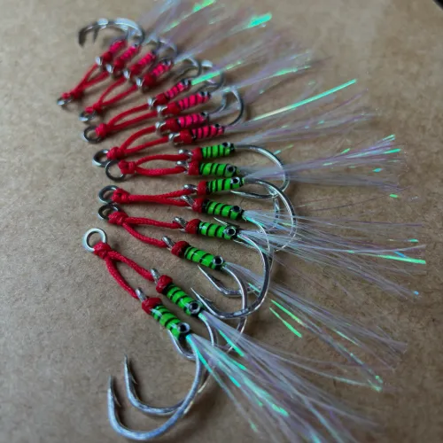 Assist Hook Duplo Anzol 4/0 - Com 4 Pares