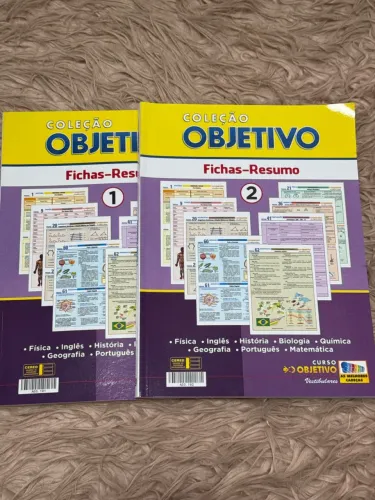 Coleção Objetivo Fichas-Resumo - Volumes 1 e 2