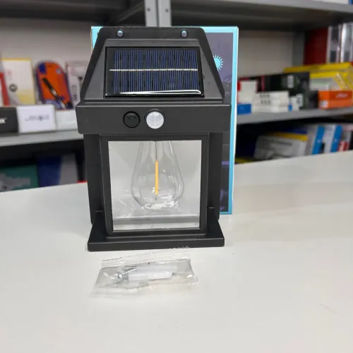 Arandela Parede Solar Externa Luz Led Recarregavel Lâmpada