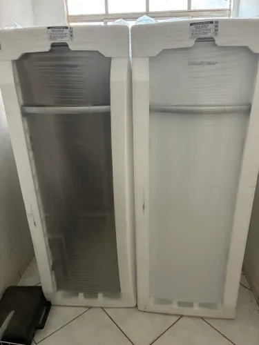 Freezer flex branco ou inox frost free na caixa 