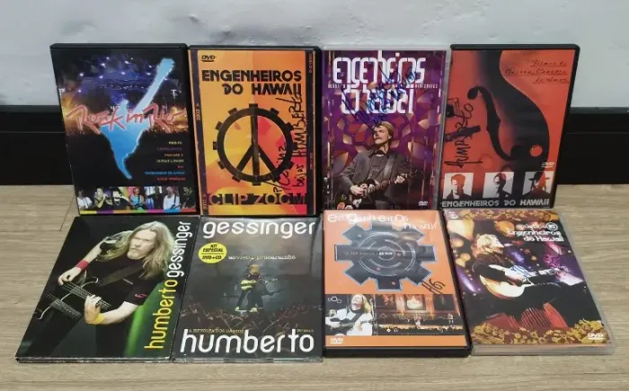 Coleção de DVDs Engenheiros do Hawaii/Humberto Gessinger