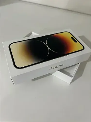 Caixa Embalagem Apple Iphone 14 Pro Max Gold 256GB