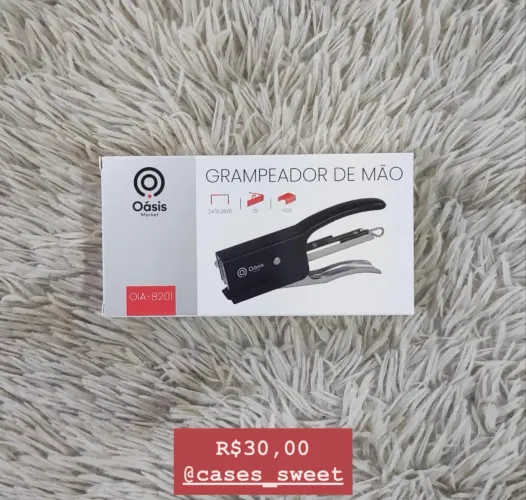 Grampeador de Mão Oásis OIA-8201