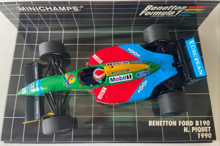 Miniatura Fórmula 1 Minichamps - Benetton B190 - Nelson Piquet