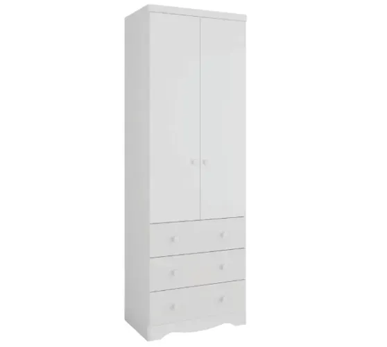 Guarda Roupa Infantil 100% MDF Junior 2 Portas