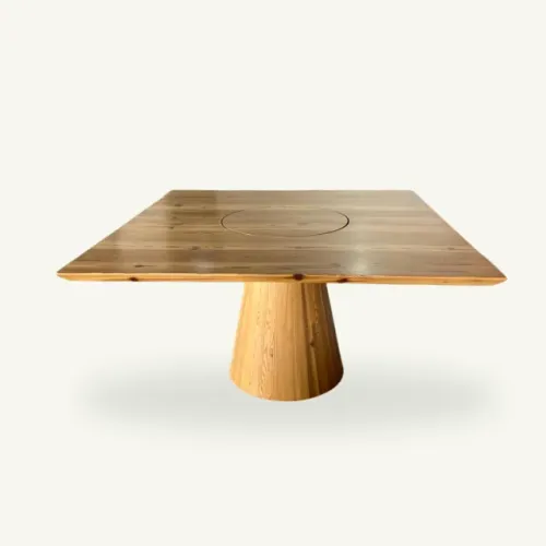 Mesa Quadrada Pinho de Riga 1,48x1,48x0,82m
