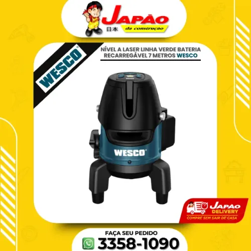 Nível A Laser Linha Verde Bat. Reca. 7 Metros Oferta por Tempo Limitado