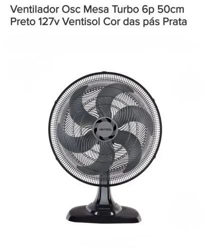 Ventilador 50cm de mesa