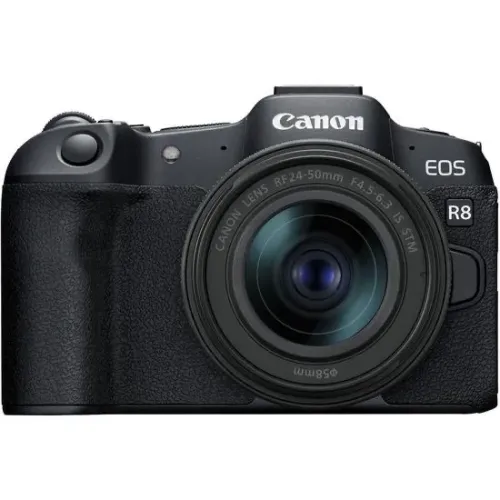 Câmera Digital Canon EOS R8 24.2MP 3.0" Lente RF 24-50MM IS STM - Nova na caixa