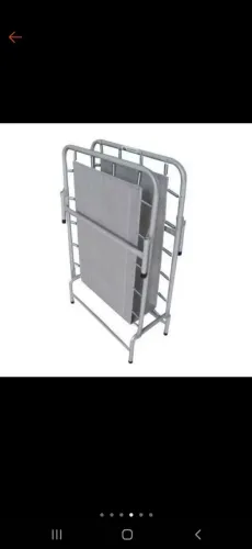 Cama Dobrável de Metal - Prática e Econômica