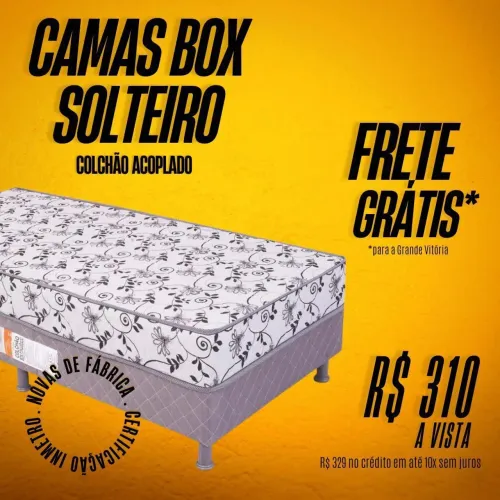 Cama Box Solteiro Acoplada D33