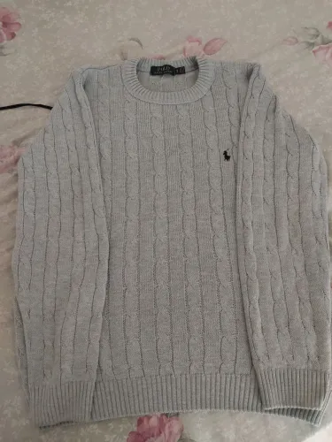 Sueter Polo ralph lauren cinza importada