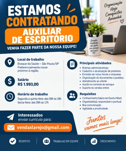 Auxiliar de Escritório