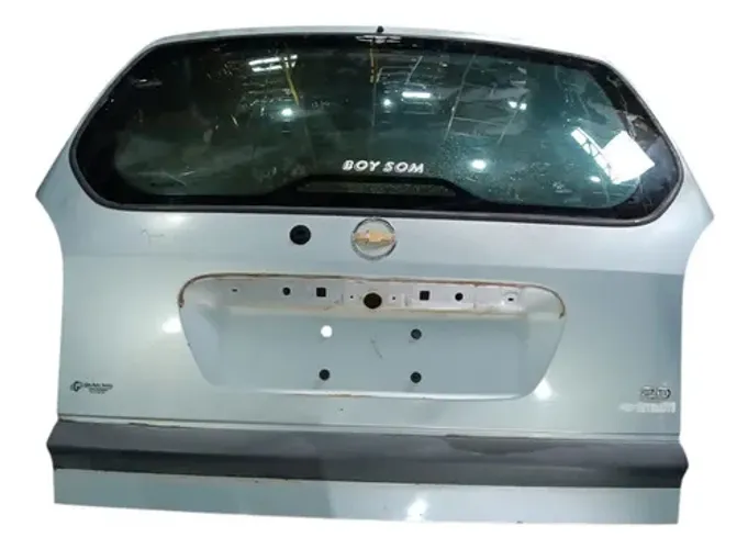 Tampa Traseira S/ Vidro Chevrolet Zafira 2001 2002 2003 2004 Prateado