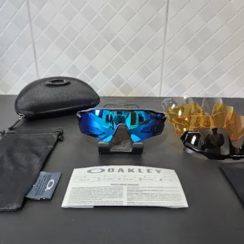 Oculos Oakley Radar Blue com 4 lentes extras - Novo - Proteção UV400