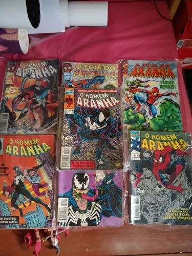 Lote de hq's do Homem Aranha edições raras
