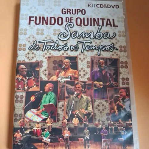 Dvd Fundo de Quintal - Samba de Todos os Tempos - Kit Dvd+cd