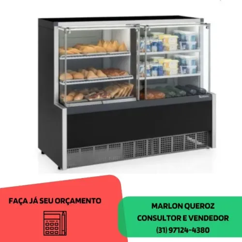 Balcão Refrigerado / Estufa 1,40 Metros Gelopar 127/220v