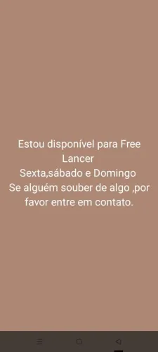 Não é vaga