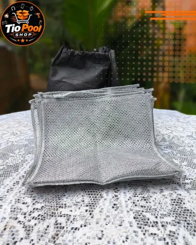 Kit 10 Panos de Prato em Malha de Aço / Fibra de Arame Antigordura