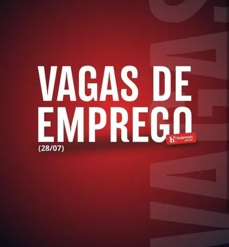 Vaga de emprego atendente