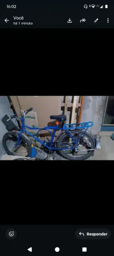 Vendo essa Bicicleta Aro 26 Monark barra circular antiga com marcha